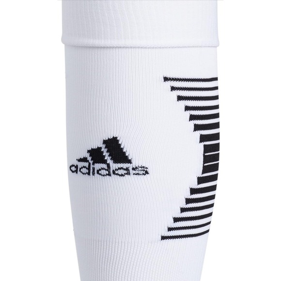Adidas Team Speed 3 Soccer Socks 2-Pack White/Black Size M Over the Calf NWT - Picture 6 of 8